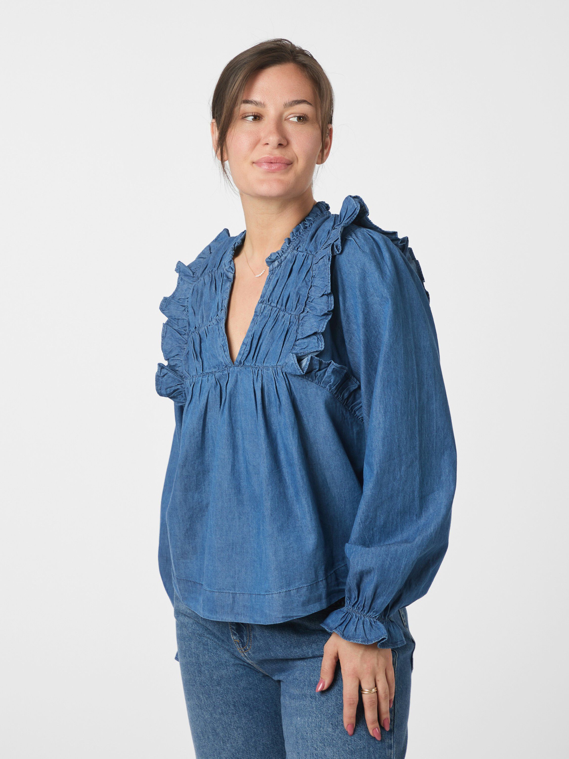 Janis Denim Blouse
