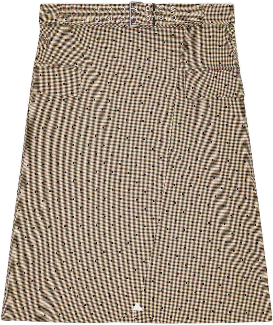 Flock Check Suiting Skirt