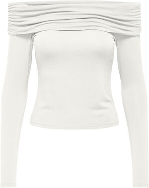 ONLFELINA L/S OFF SHOULDER TOP JRS