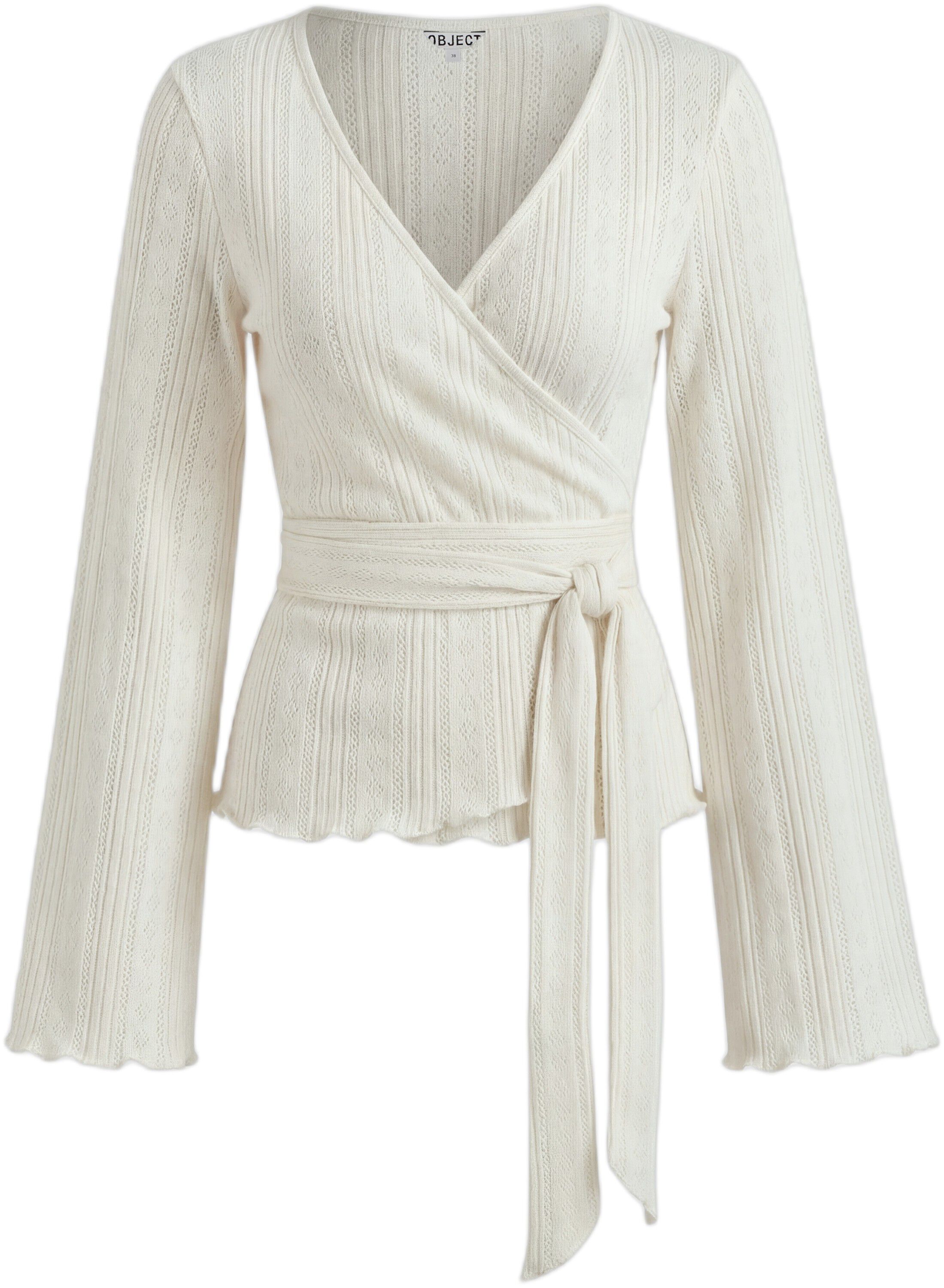 OBJLESLY L/S REG. WRAP TOP E TNE 26