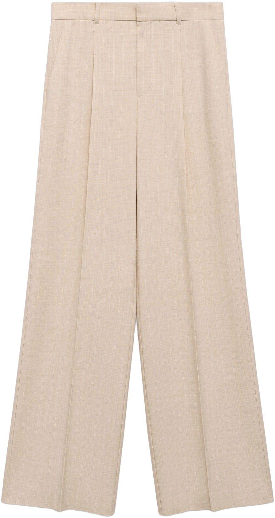 Straight-fit suit trousers