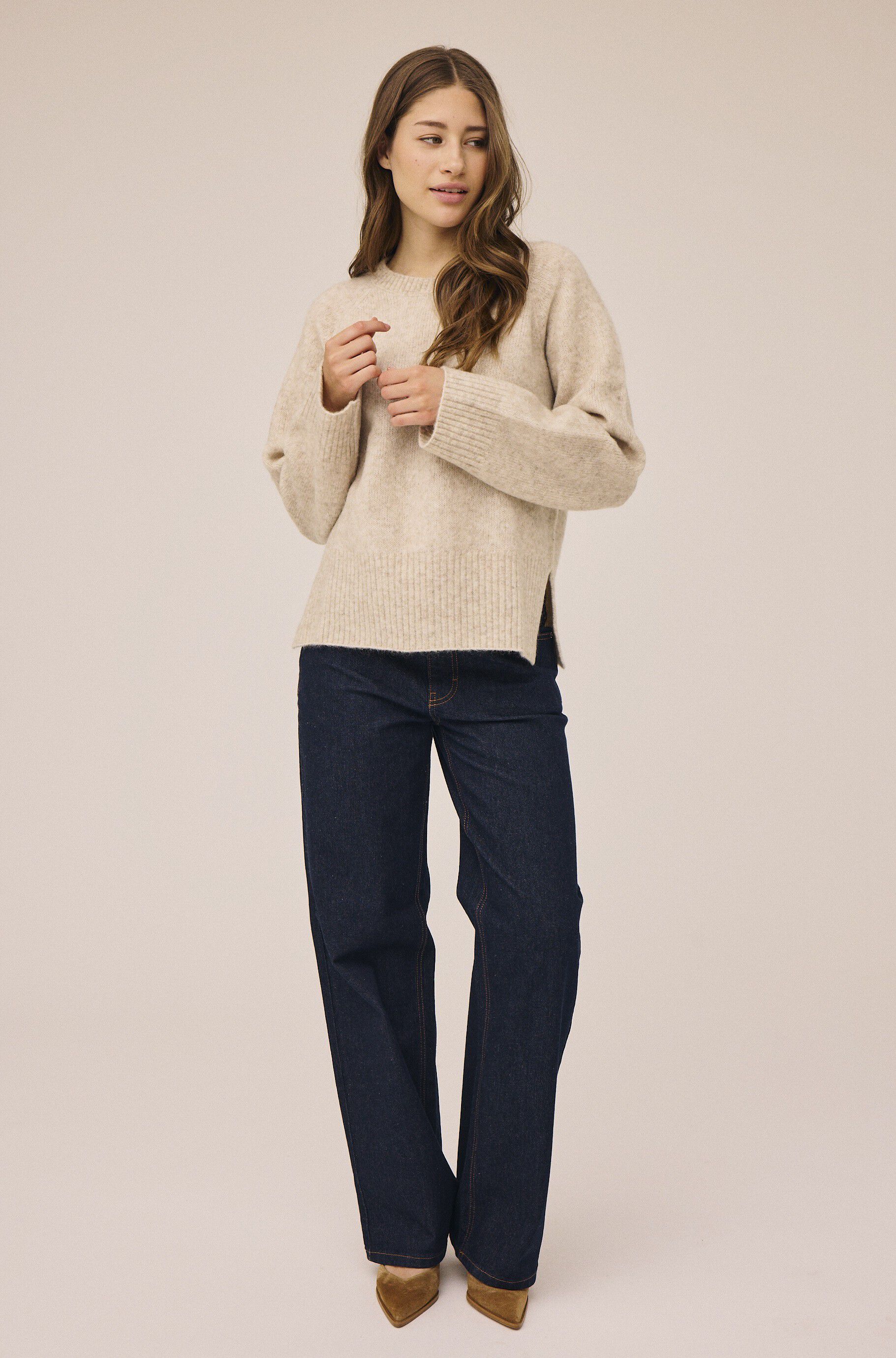 Mai 1 Striksweater - Mohairmix - RWS