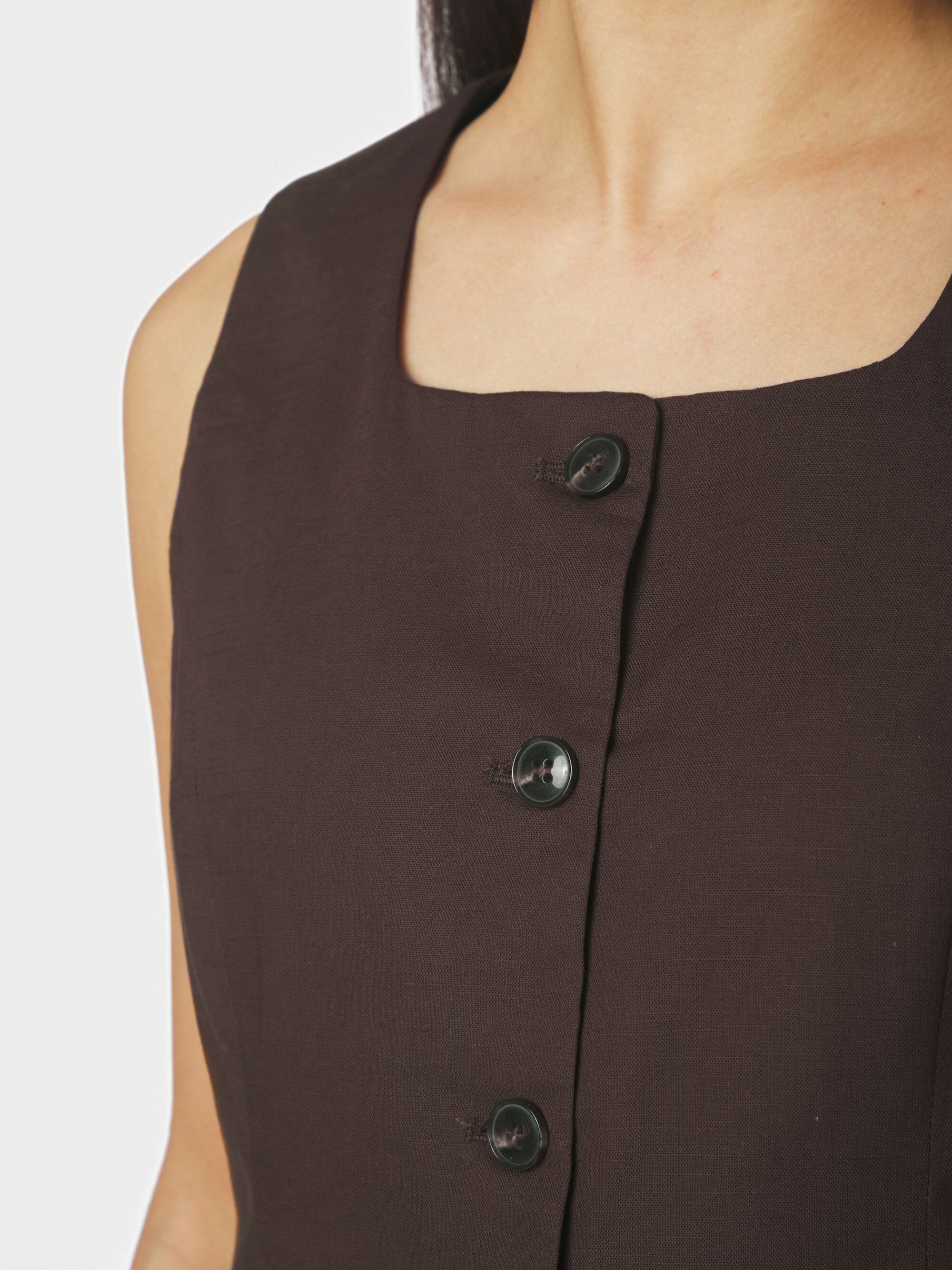 Yula Linen Waistcoat