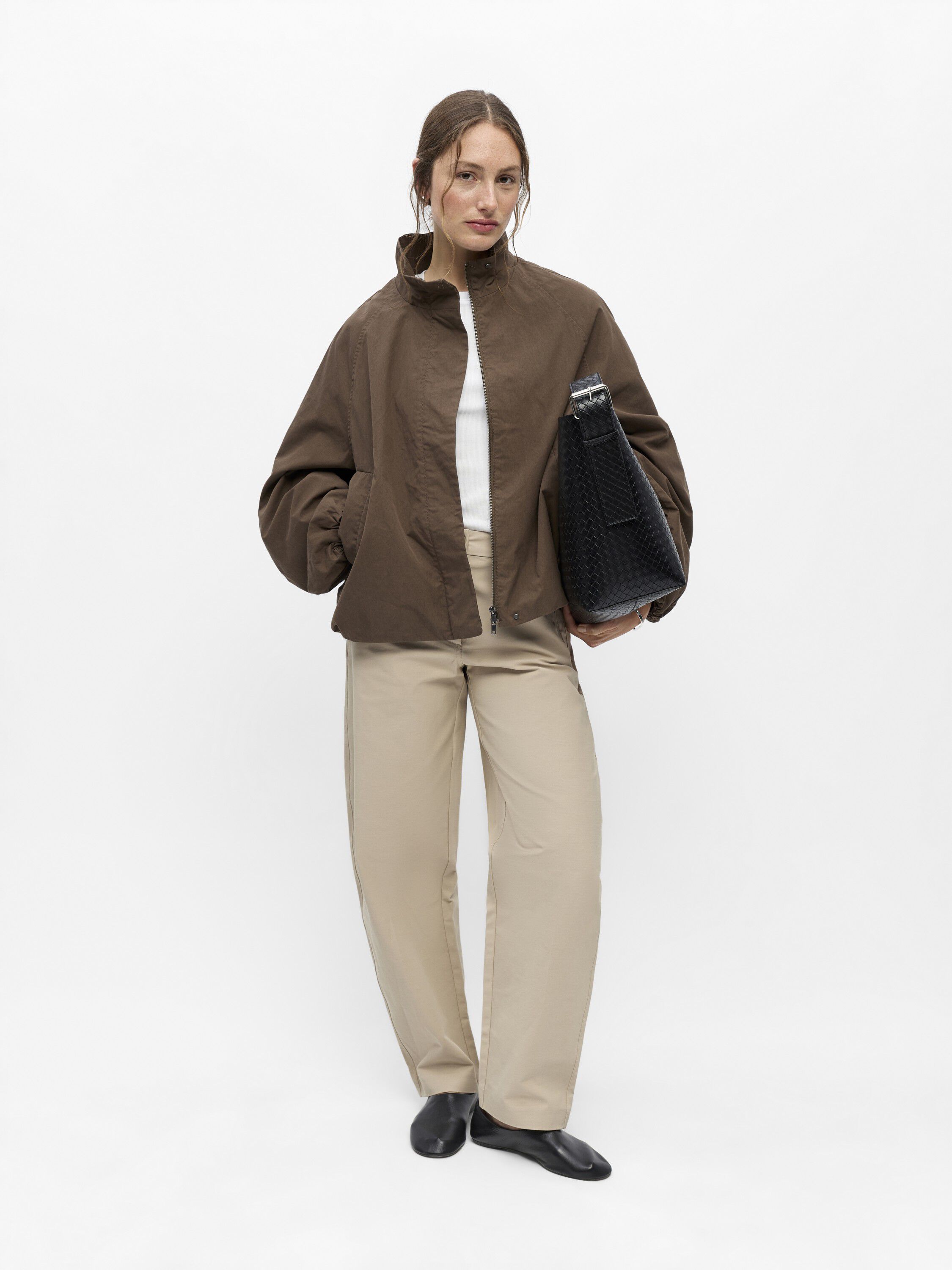 Objberta Funnel Neck Jacket E Ss Fair 26