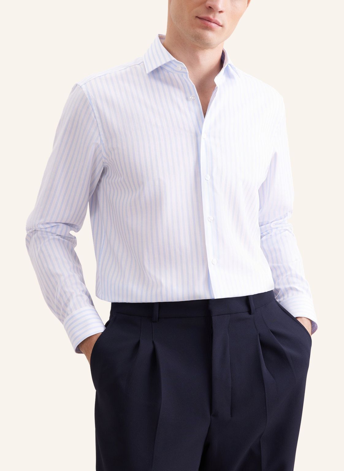 Business shirt Regular 1/1 Kent-Collar Stripes