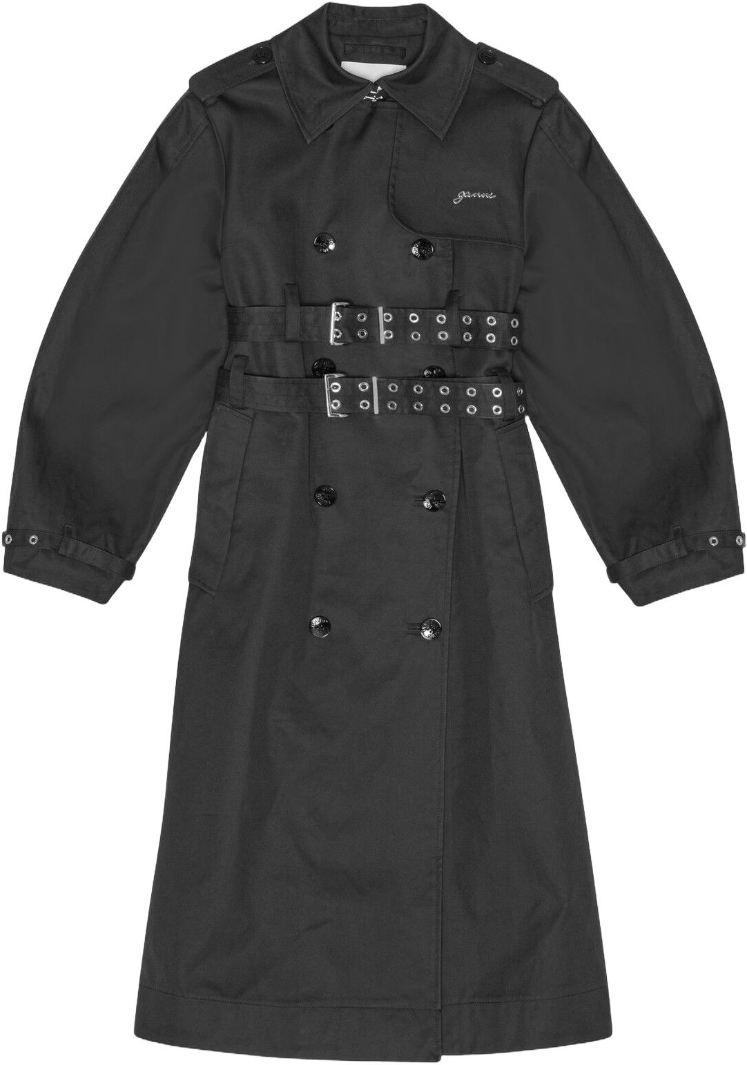 Bonded Cotton Trench Coat