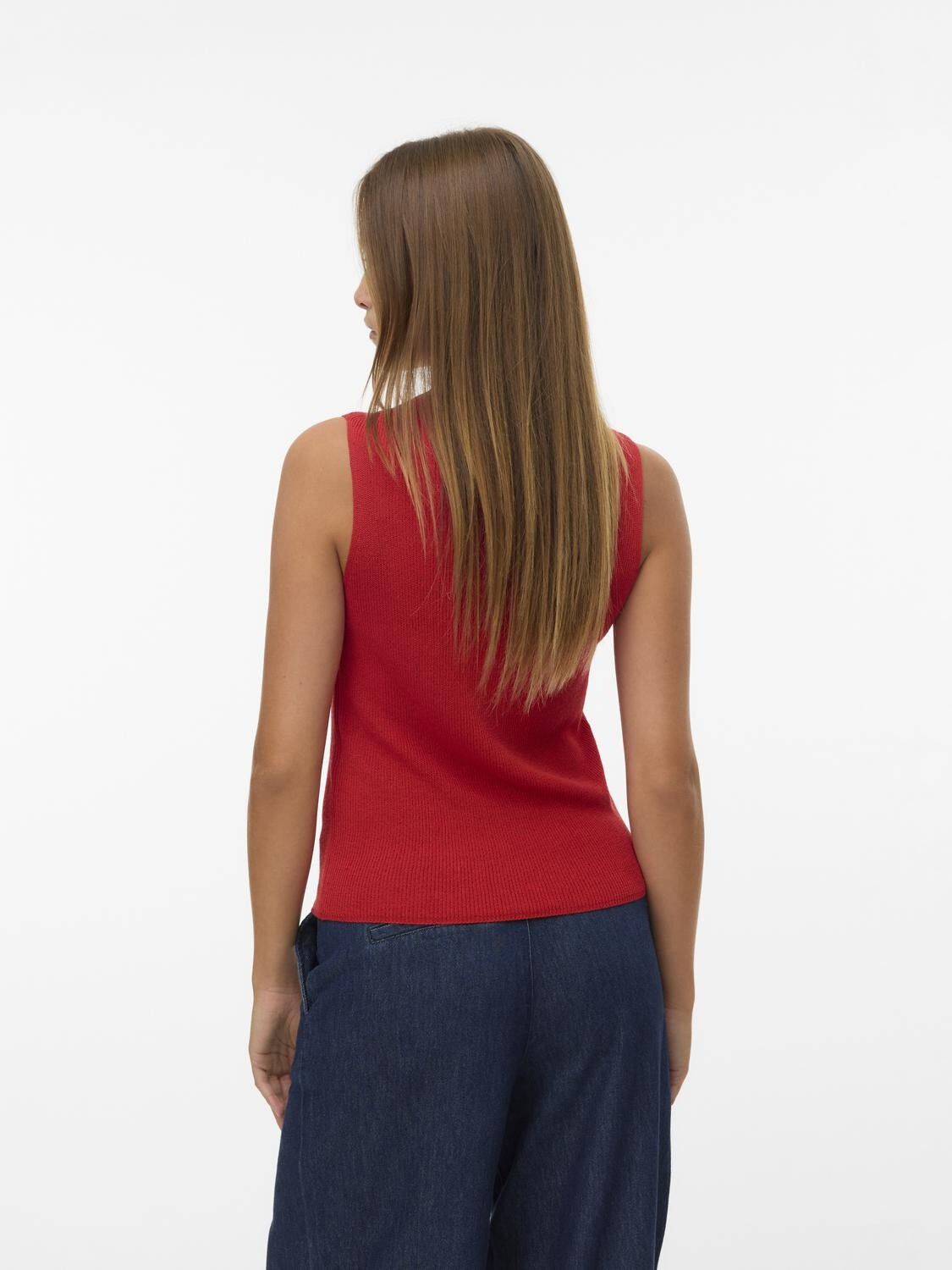 AWVITORIA SL HIGH NECK KNIT TOP