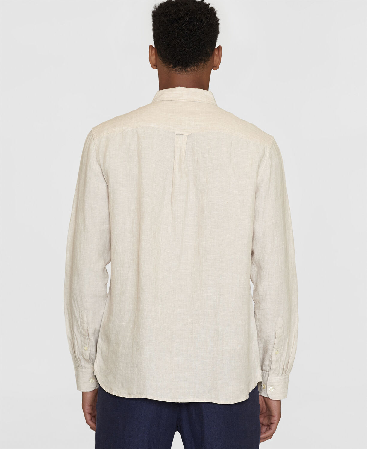 Regular linen shirt GOTS/Vegan