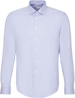 Business Shirt Slim Long sleeve Kent-Collar Uni