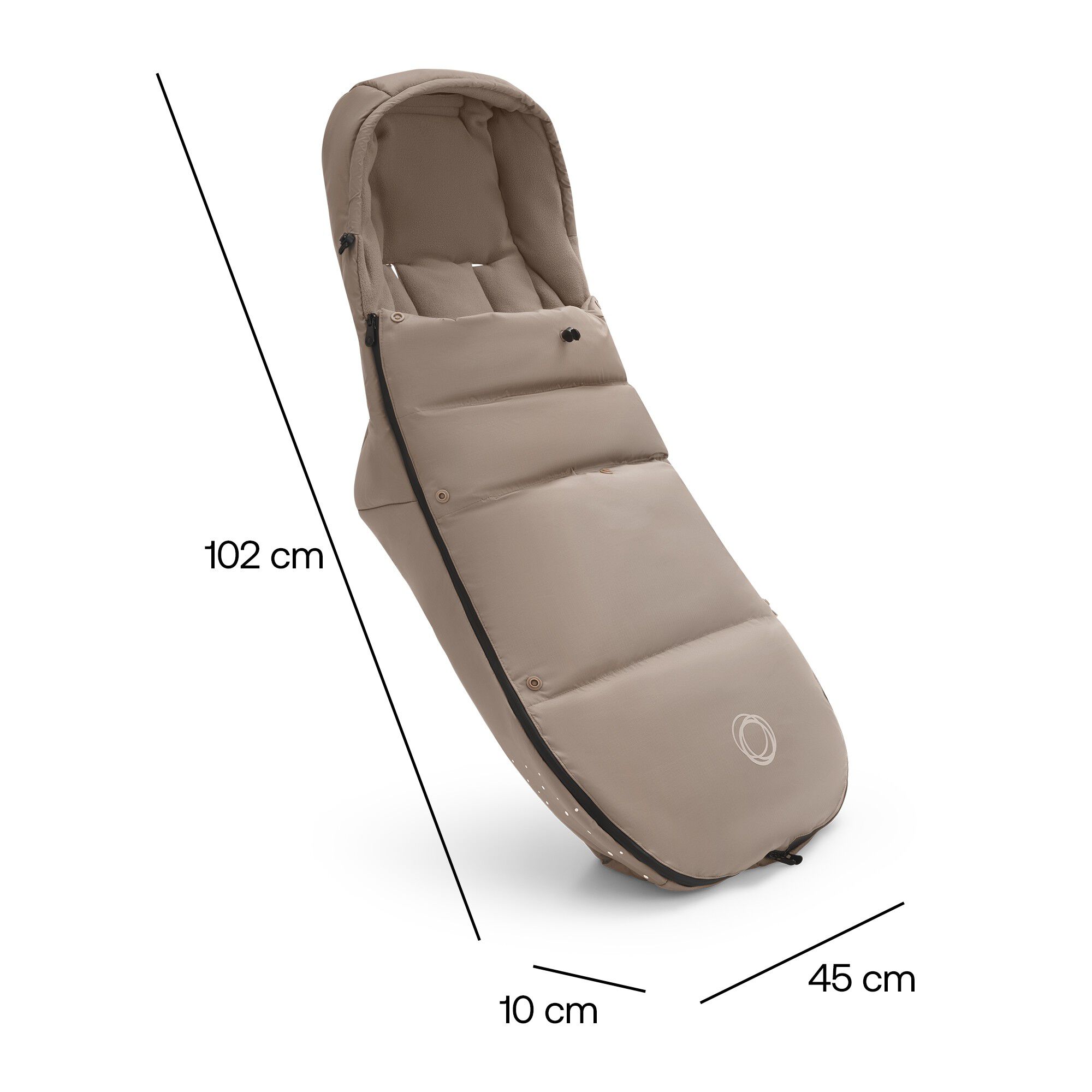 Bugaboo performance winter footmuff DUNE TAUPE