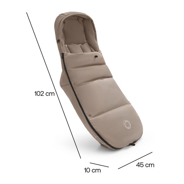 Bugaboo performance winter footmuff DUNE TAUPE