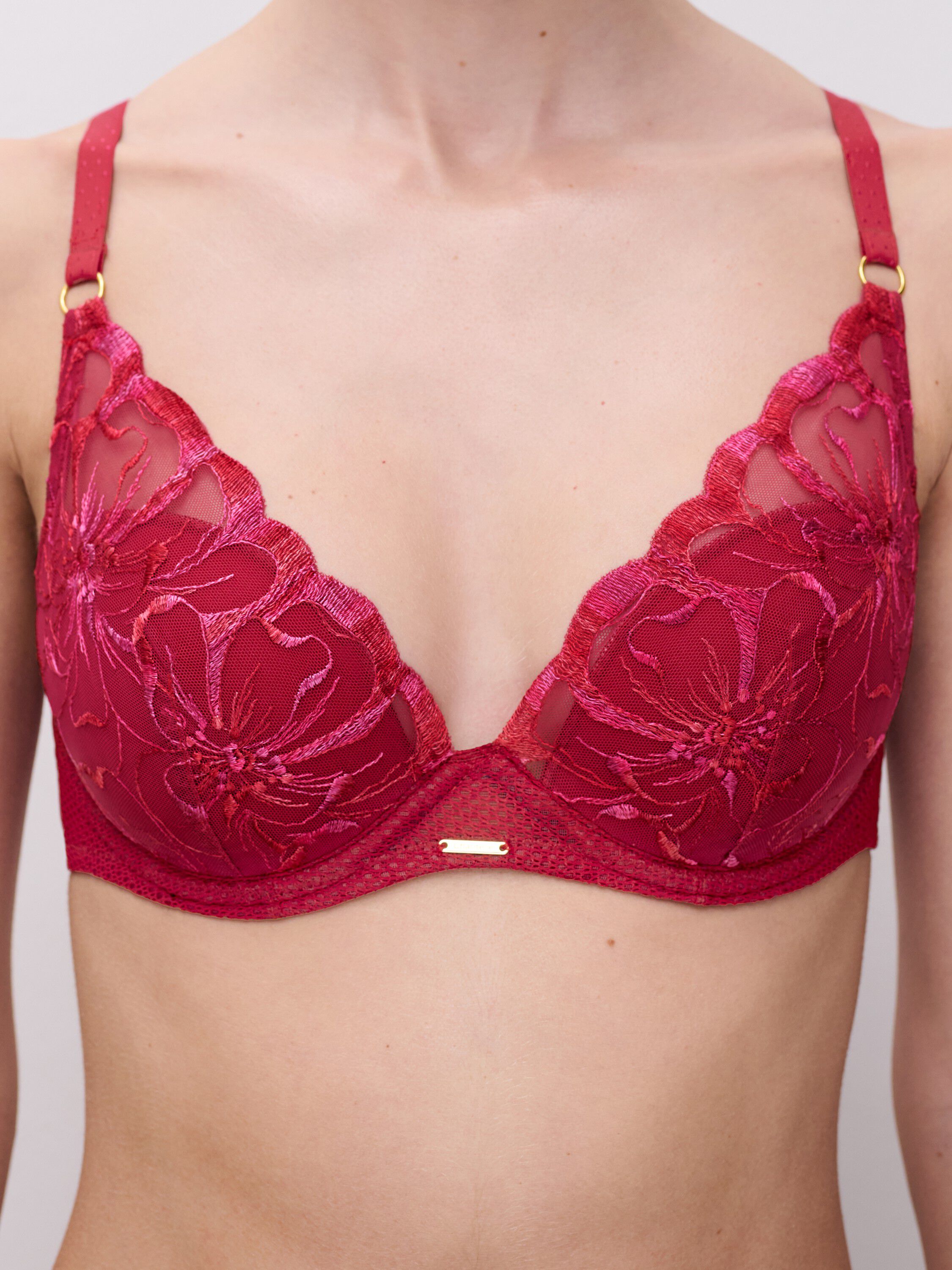 Fleurs Plunge t-shirt bra