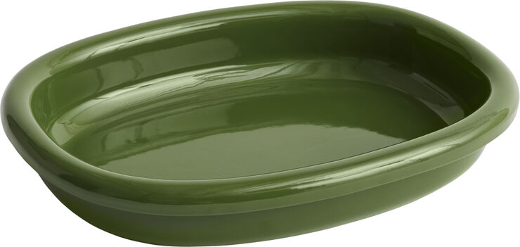 Barro Oval Dish-Large-Green