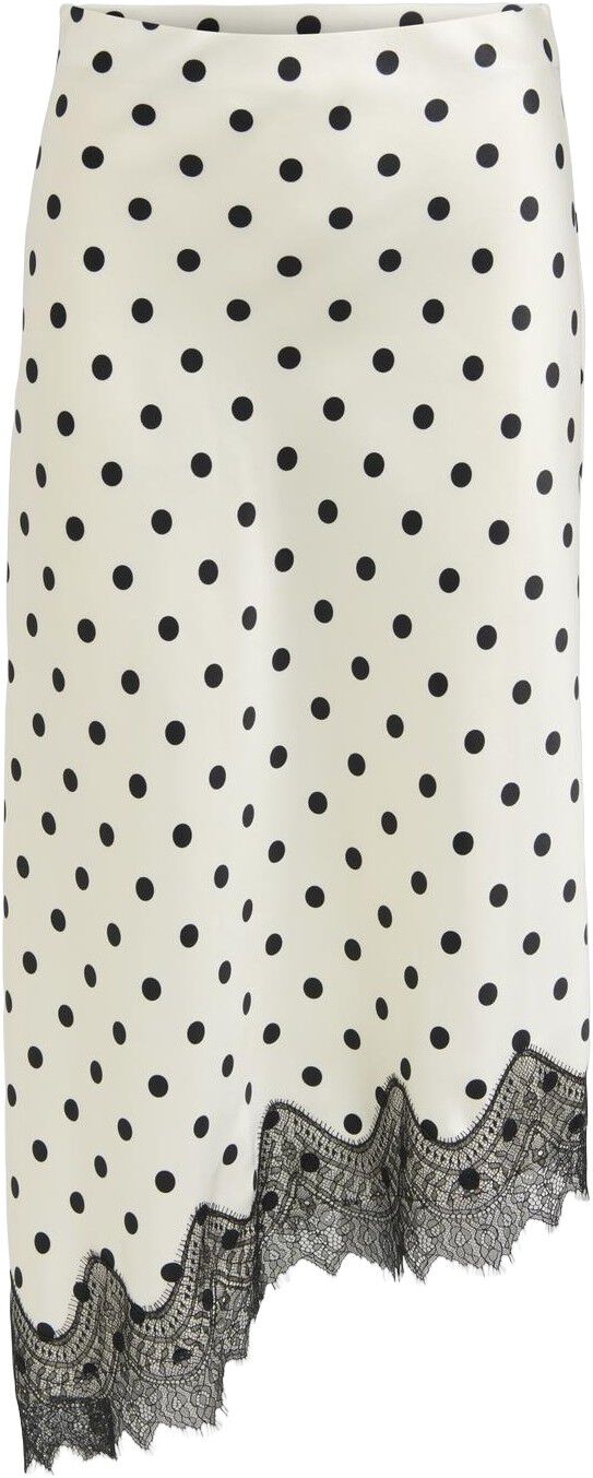 ONLBELLA SLANTED SATIN LACE SKIRT W