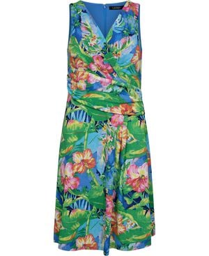 Floral Jersey Sleeveless Dress