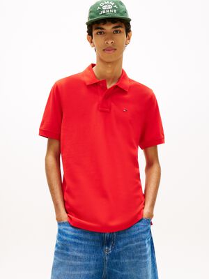 Hilfiger Flag Regular Fit Pique Polo Shirt