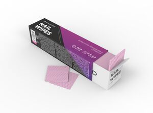 Nail Wipes, Lint free, mesh pattern