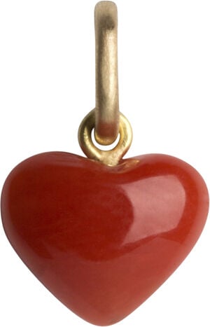 Coral Heart pendant, 18-carat gold