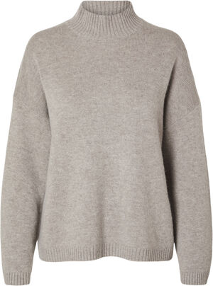 SLFCILLE CASHMERE BLEND HIGH NECK N