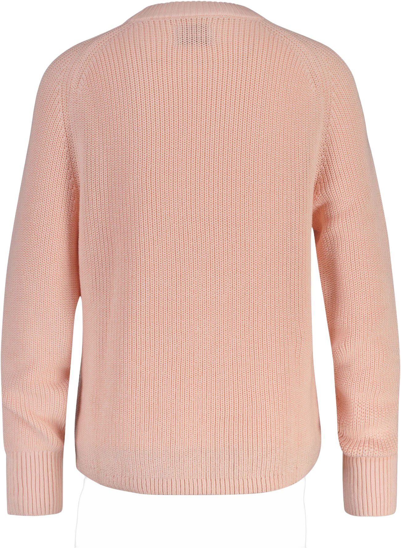 RIBBED KNIT COTTON C-NECK