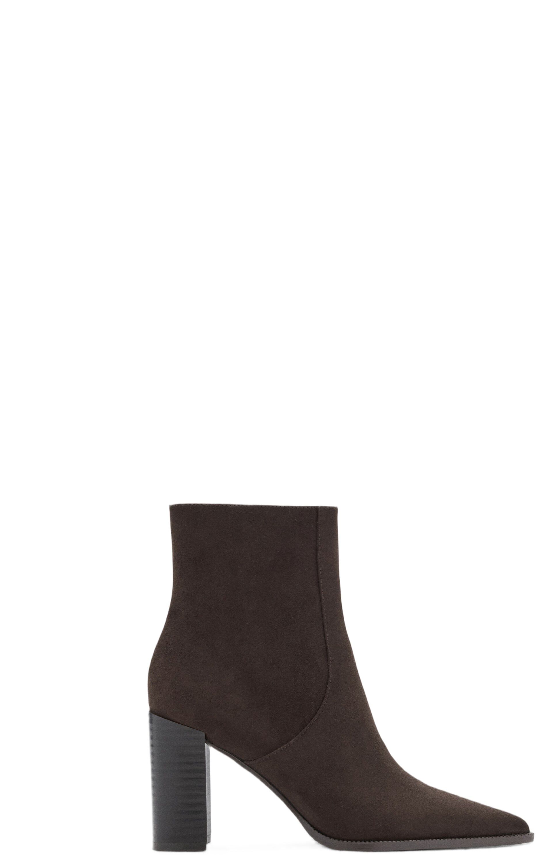 Pointed heel ankle boot
