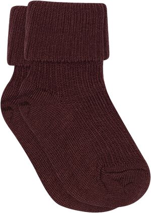 Rib wool baby socks