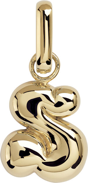Puffer Letter Charm - S