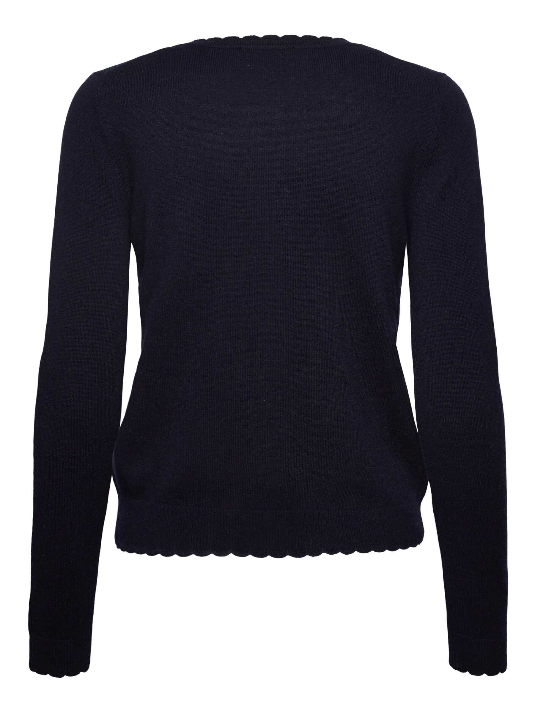 RMWSofia Wool LS Scallop Edge Short Cardigan