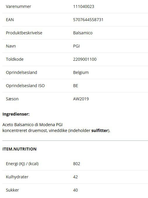 Balsamico, PGI, 250 ml
