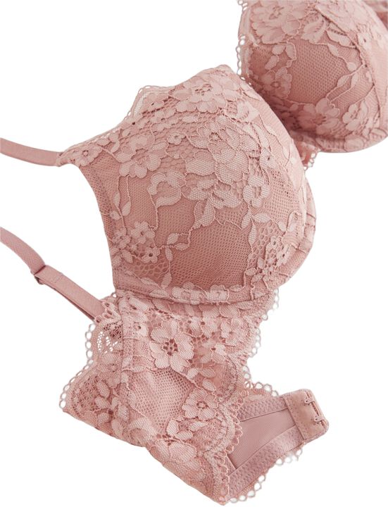 Lilja t-shirt-bh med blonder