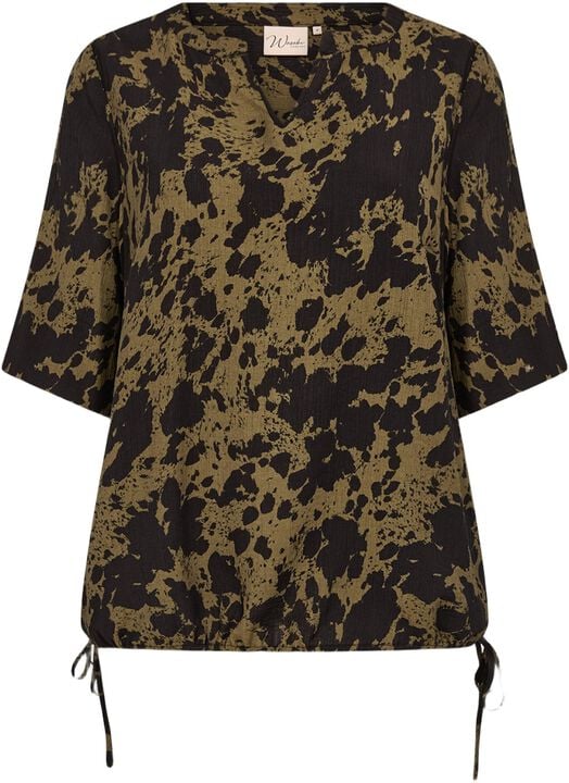 Curvy WA-NIKITA 1 Bluse Mørk sand