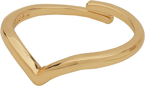 LULU stack ring gold-plated