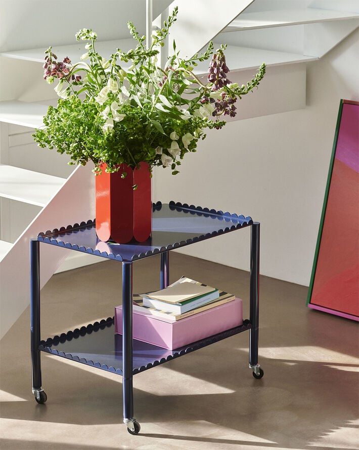 Arcs Trolley Low-Steel blue