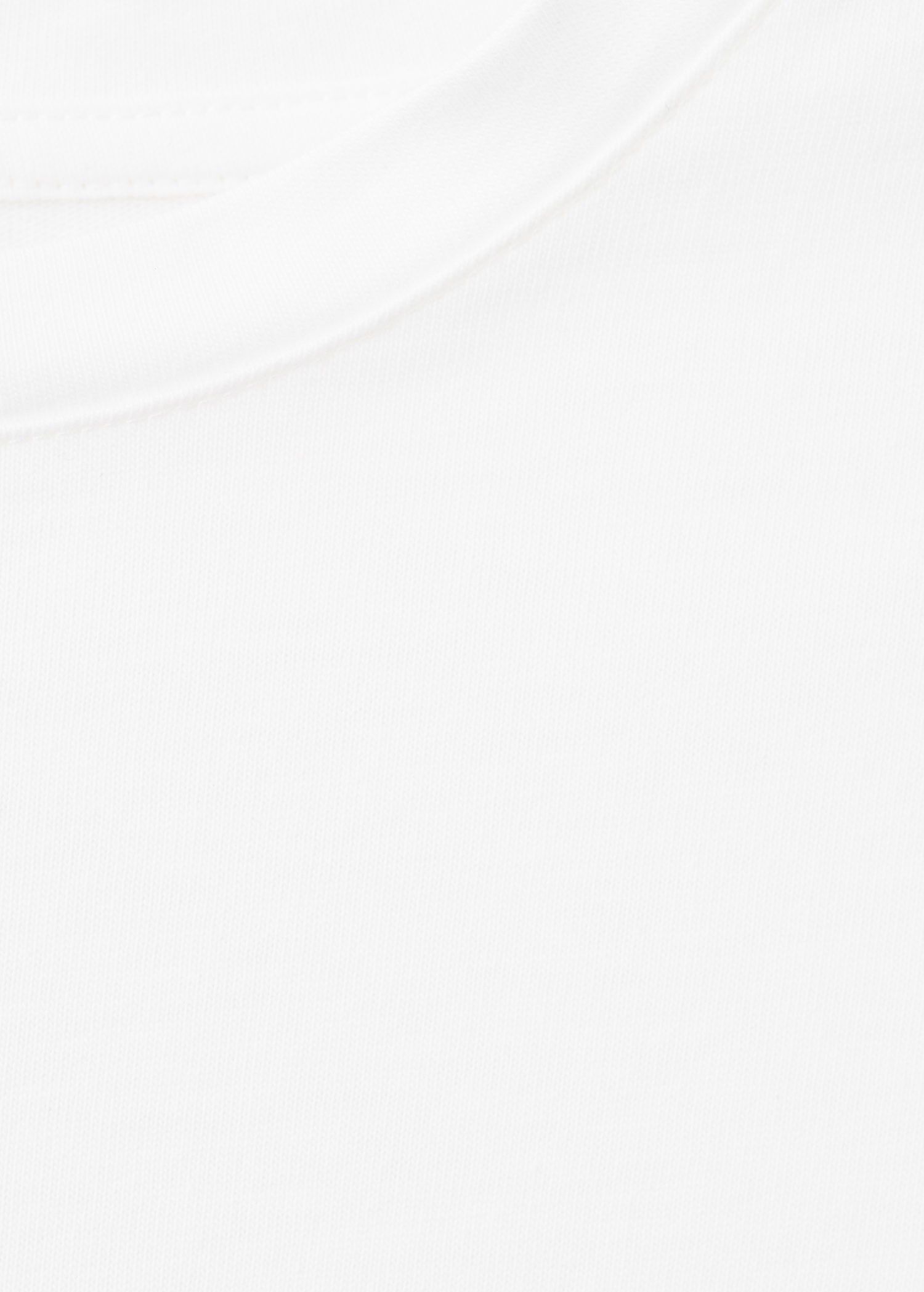 Cotton t-shirt with pucker detail