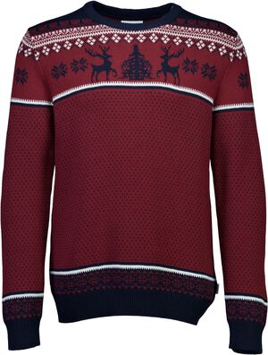 Jacquard holiday knit