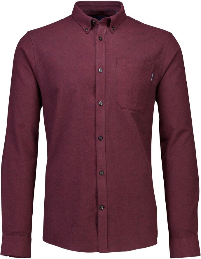 Brushed twill shirt L/S