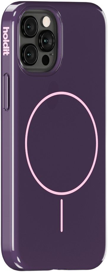 Mono Case Magsafe iPhone 12/12 Pro Deep Plum/Pink