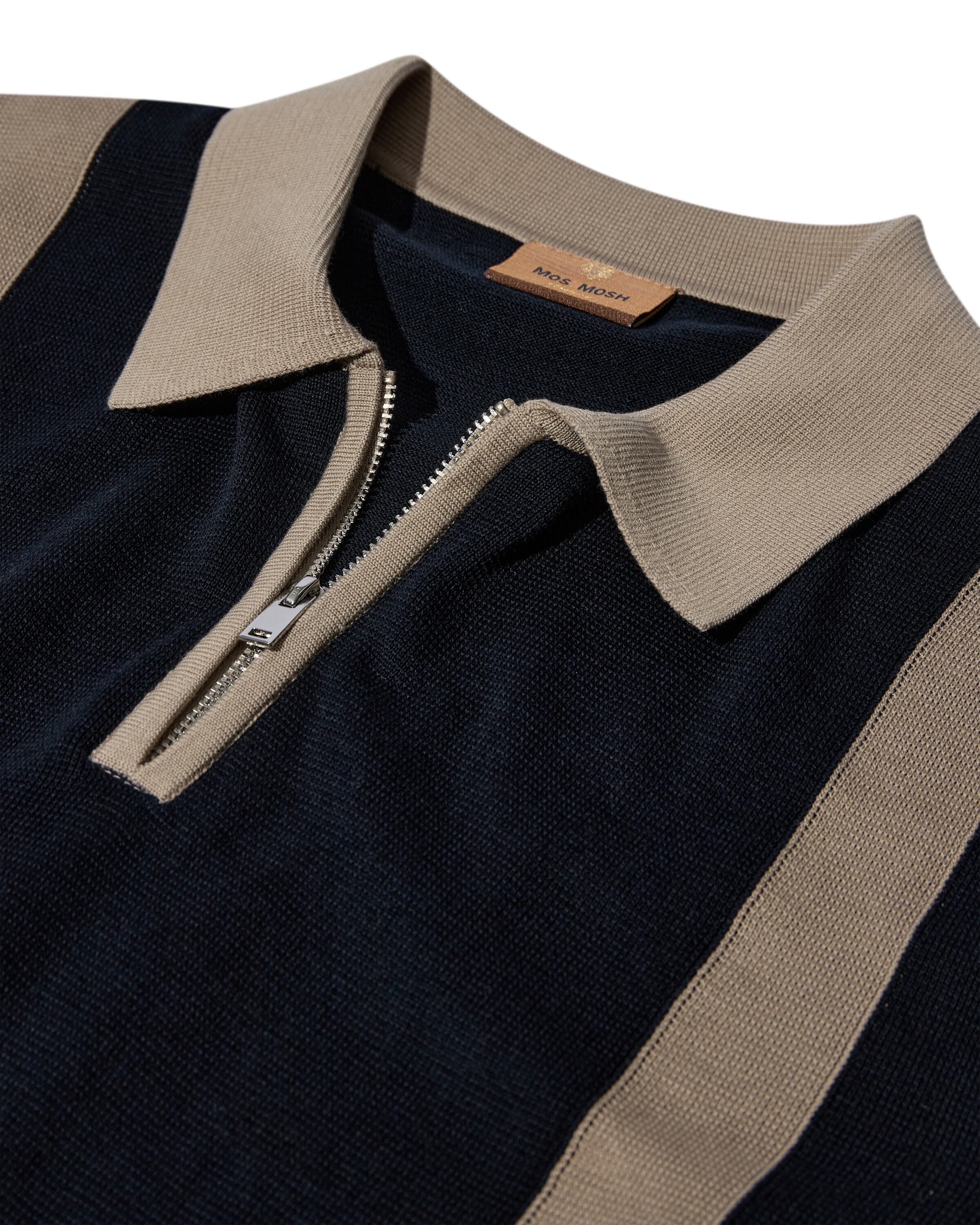 MMGJustin Zip SS Knit Polo