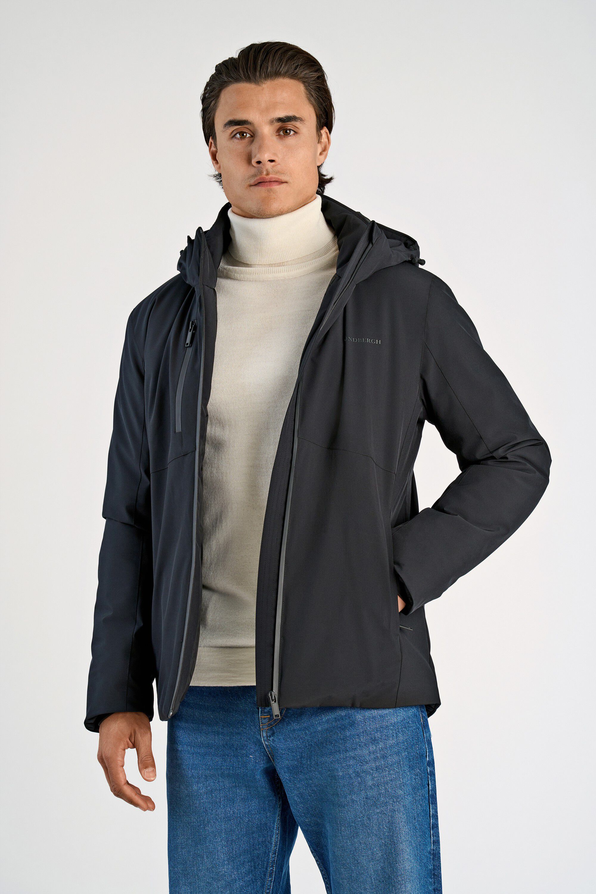 Short parka jacket