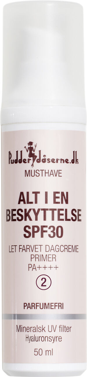 Pudderdåserne Alt i en Beskyttelse SPF 30