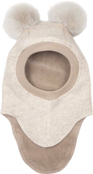 Balaclava w. Alpaca Pompoms