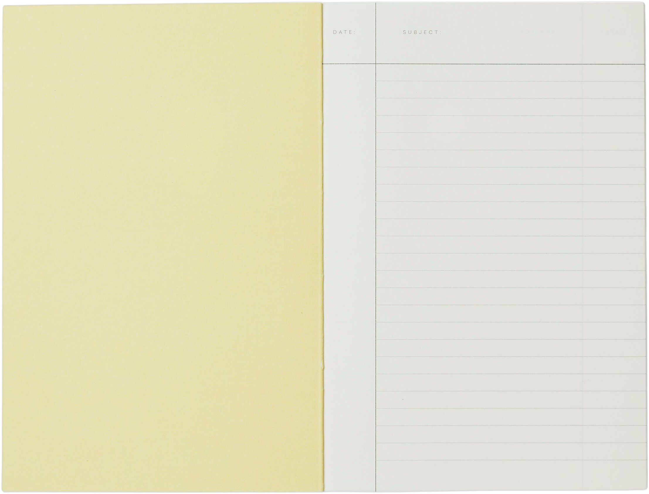 VITA Softcover Notebook - Small, Green Stripe