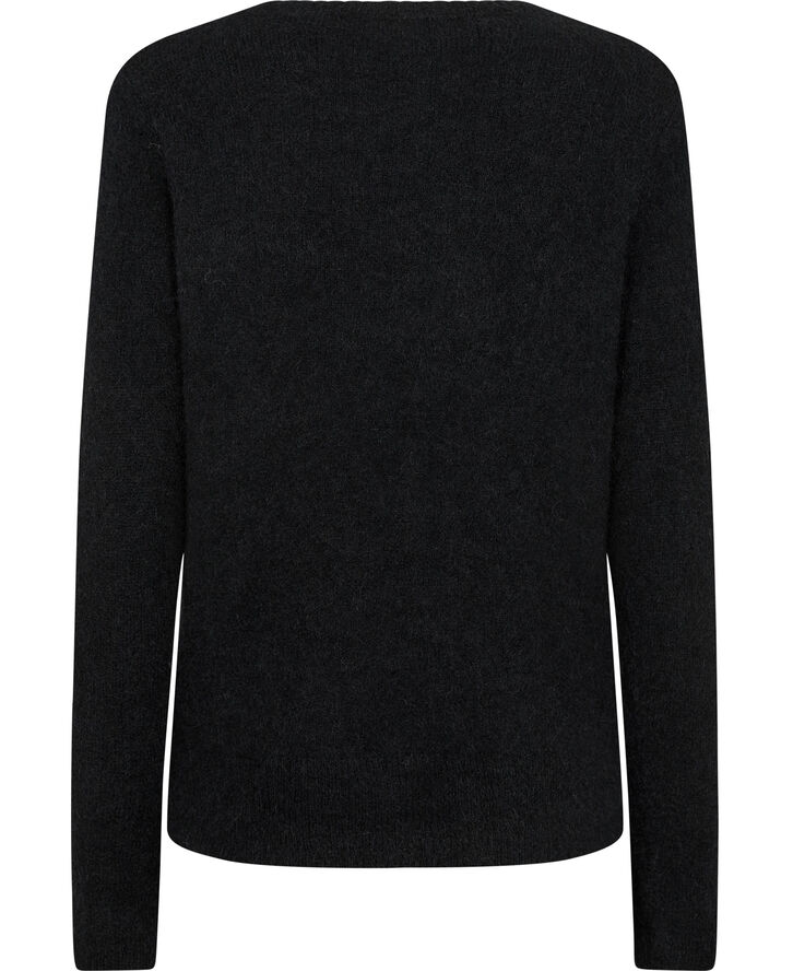 Brook Mohair Blend Knit New O-Neck