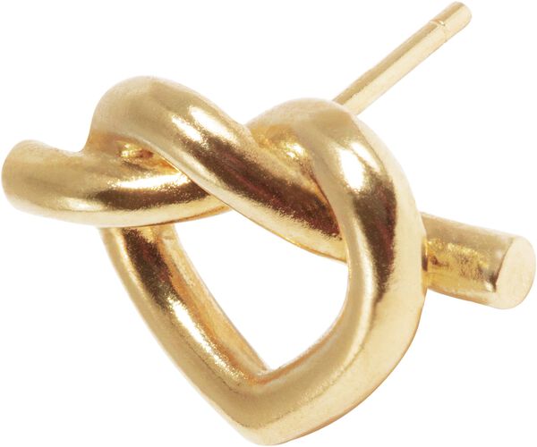 Big Tied Heart Stud