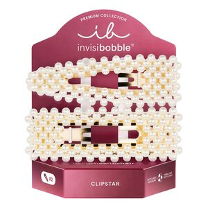 CLIPSTAR PREMIUM Just Pearlfect - Hårspænder
