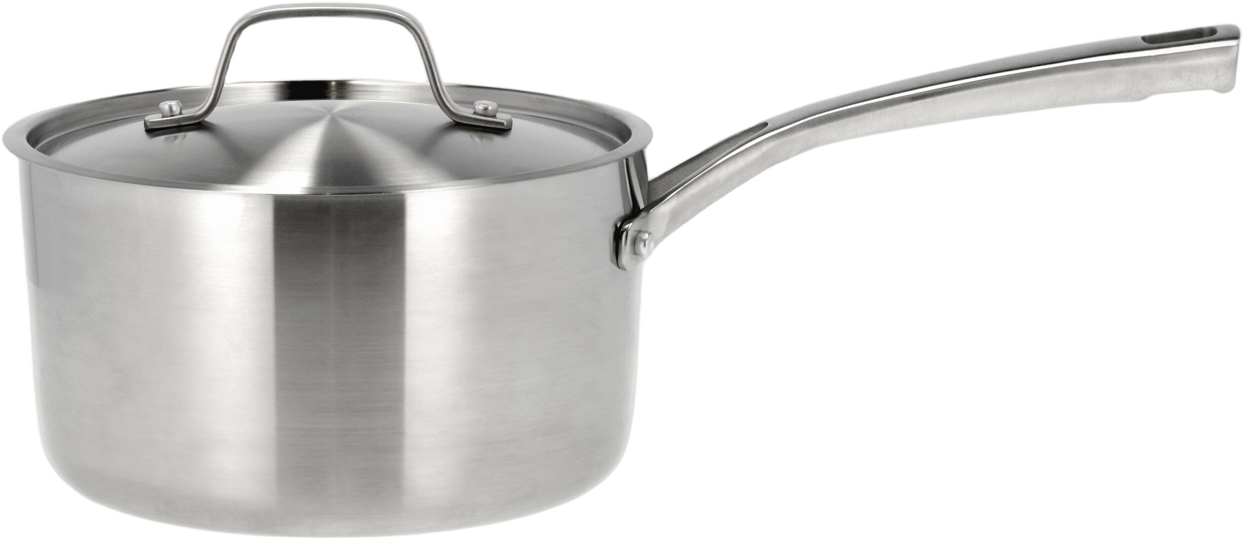Kasserolle med l&aring;g Divette 3,3 liter 20 cm Silver metallic R