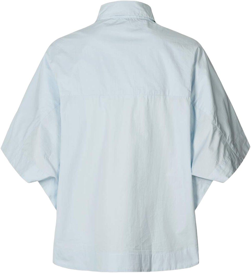 Poplin curved hem shirt - Berte