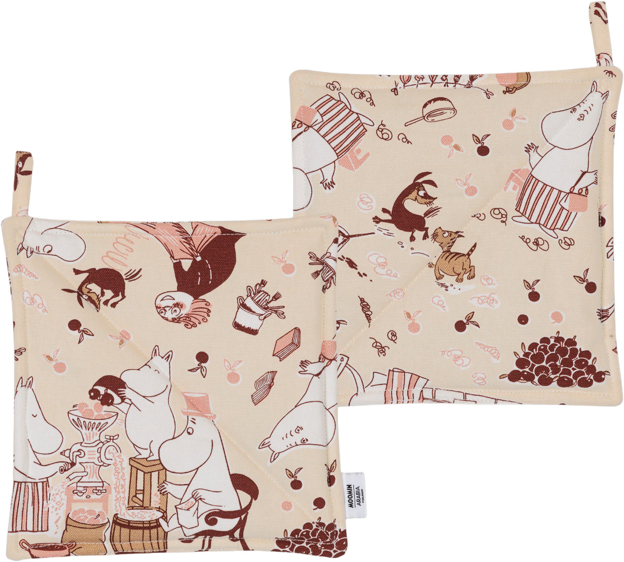 Moomin pot hold st 22x22cm Housekeeping