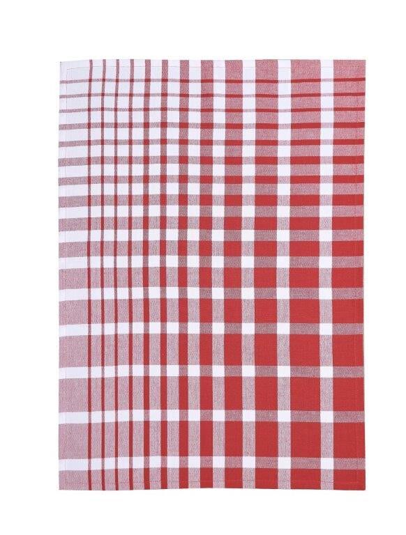 Tea Towels 50x70 cm ENZO - Check dark red