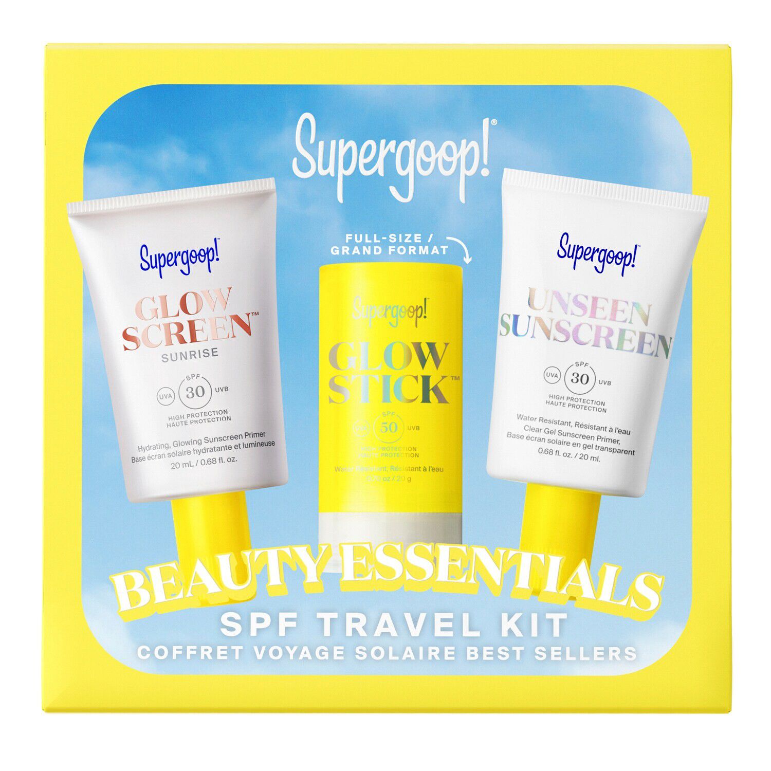 Beauty Essentials SPF Travel Kit - Solplejes&aelig;t